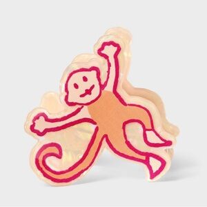 Roller Rabbit x Target orange Monkey claw clip New